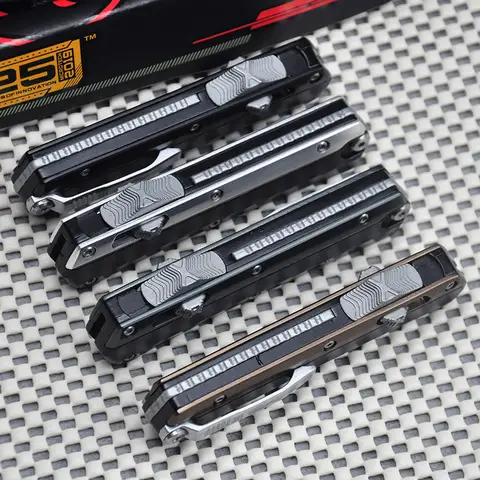 Glykon SERIES MINI MICRO Tactical OTF TECH Zinc Alloy Handle Outdoor Camping Tactical Self Defense Pocket Knives EDC Tools