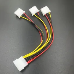 1pcs New 4 Pin IDE 1-to-3 Molex IDE Female Power Supply Splitter Exentsion Adapter Cable