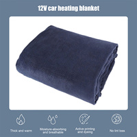 145x100cm Heated Electric Blanket 12V Warm Shawl Mat 2 Heat Levels Heating Pad Fast Heating Warming Blanket for Car