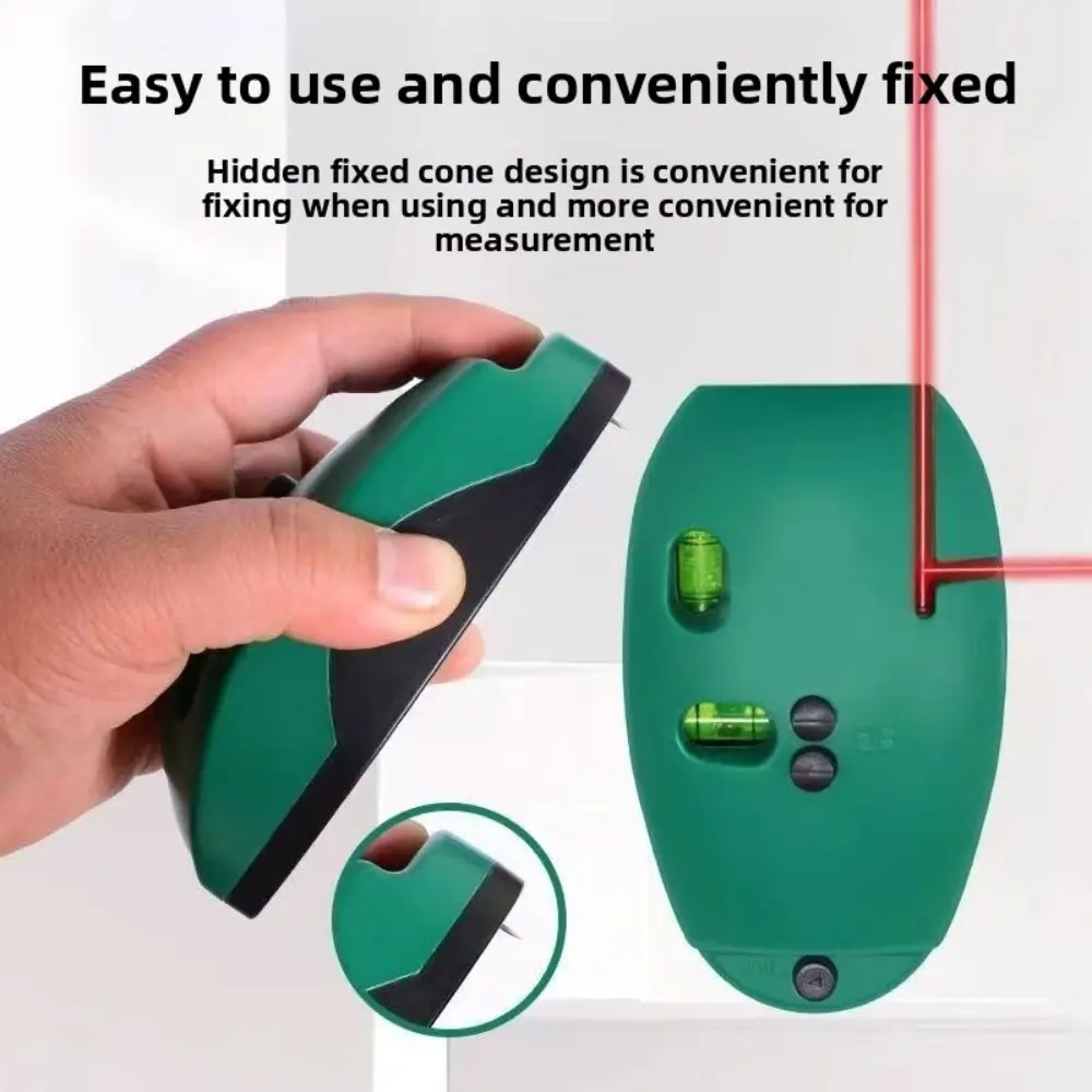 

90 Degree Infrared Laser Level Tool High Precision Self Leveling Right Angle Measuring Tool Construction Leveling Tool