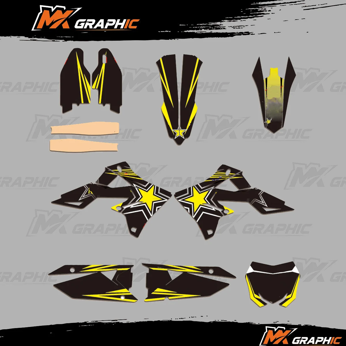 

Графический комплект для RMZ450 2018-2025 RMZ250 2019-2025 RMZ 250 450, наклейка на мотоцикл, наклейка DECO