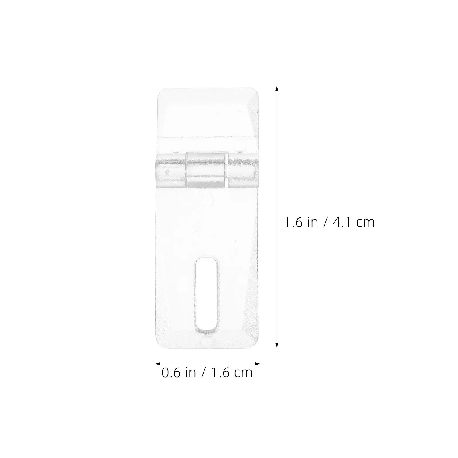 Clear Acrylic Lock Hasp Latch 8 Sets Transparent Cabinet Drawer Door Buckle Hinge Display Case Fastener
