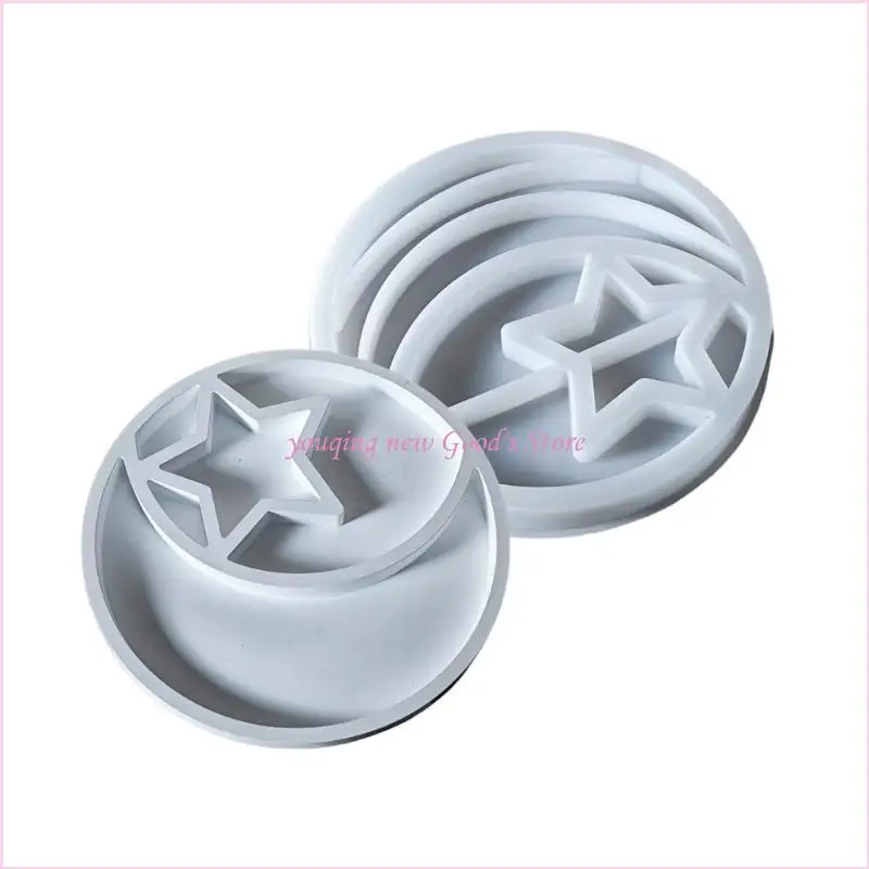 

57QA Multipurpose Silicone Mold for Round Tray and Home Decoration Creations