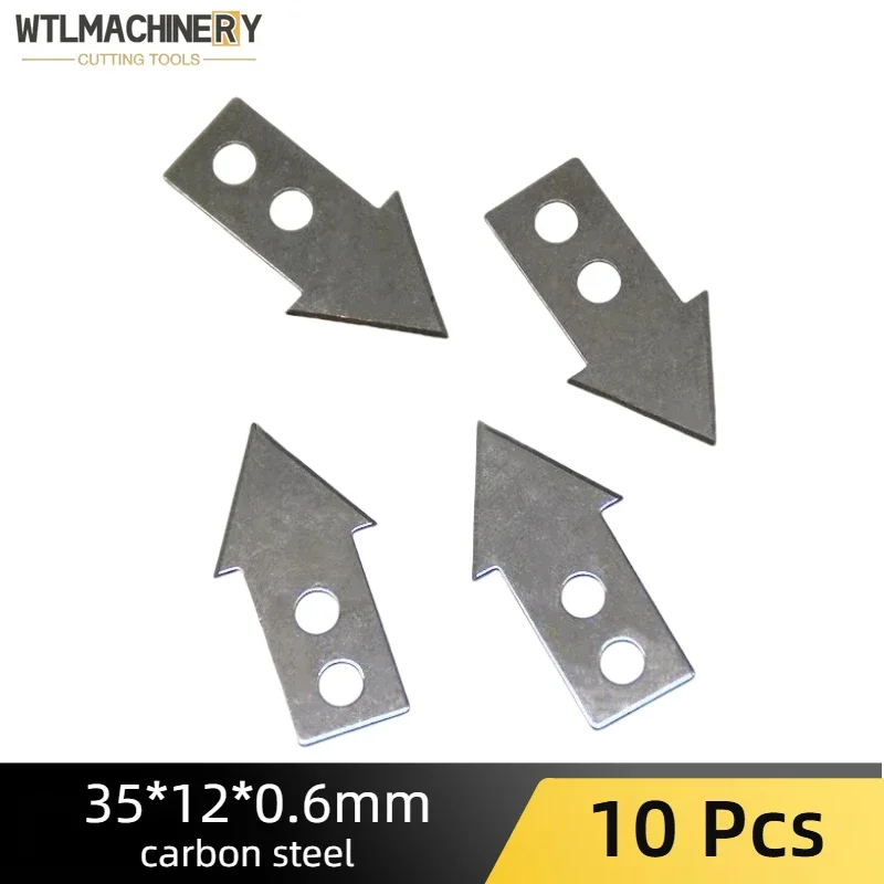 

10Pcs Auto Laminating Machine Blades 35x12x0.6mm siliconvane steel Film laminator Cutting Blade