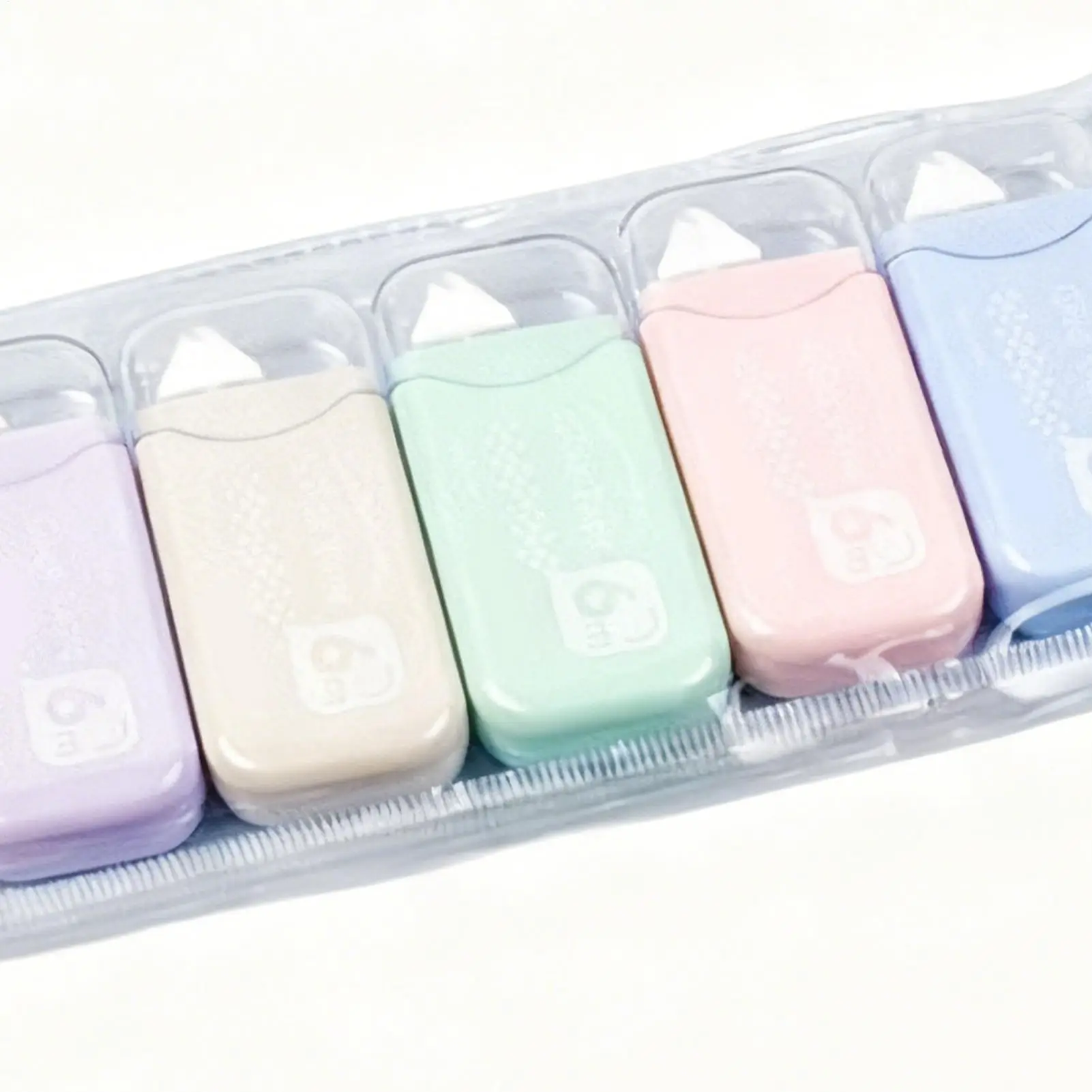 

Двусторонняя лента для поделок, 6 шт., двухсторонний клейкий валик, клейкая дорожка для ведения журналов, поделки, школьный офис