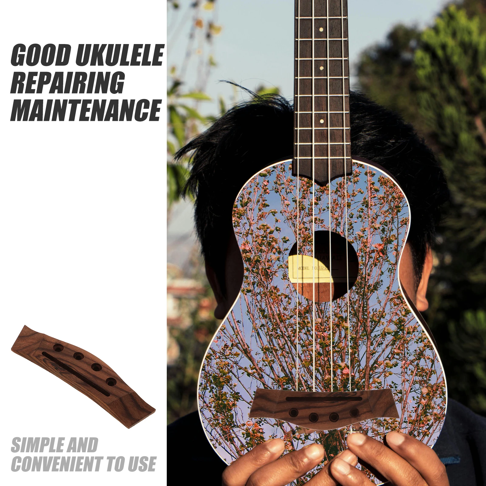

Bridge Replacement Ukulele Ponticello Bridges for Musical Instruments Acoustic Guitar