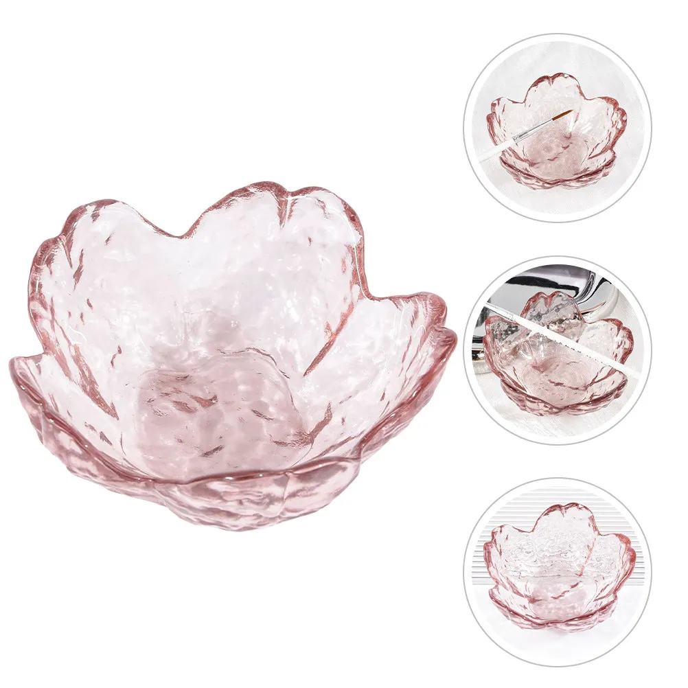 

Стильная чаша из хрустального стекла для ногтей, японский стаканчик для мытья кистей, держатель для акриловых принадлежностей для маникюра, органайзер для хранения