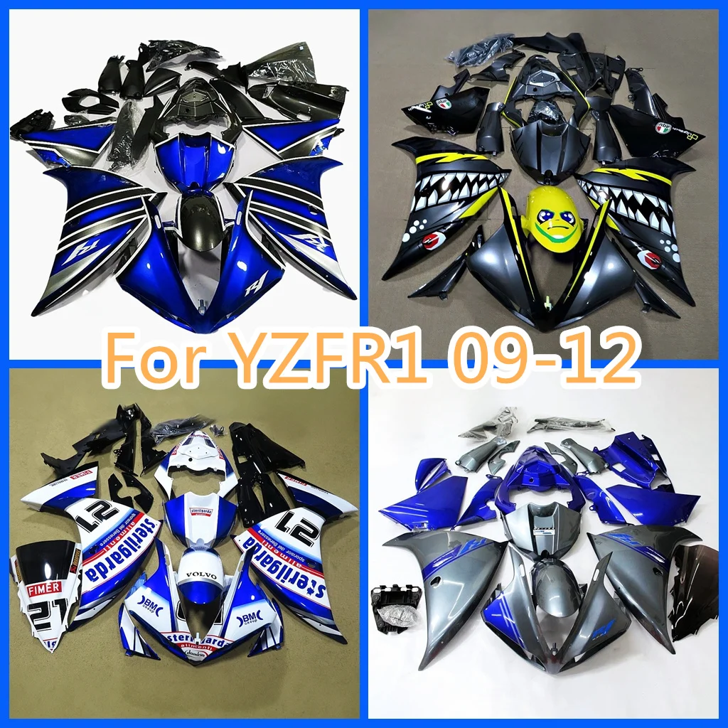 

Комплект обтекателей на заказ для 2009 2010 2011 2012 YZFR1 YAMAHA YZF100 09-12 YZF-R1 100% подходит для ремонта кузова мотоцикла