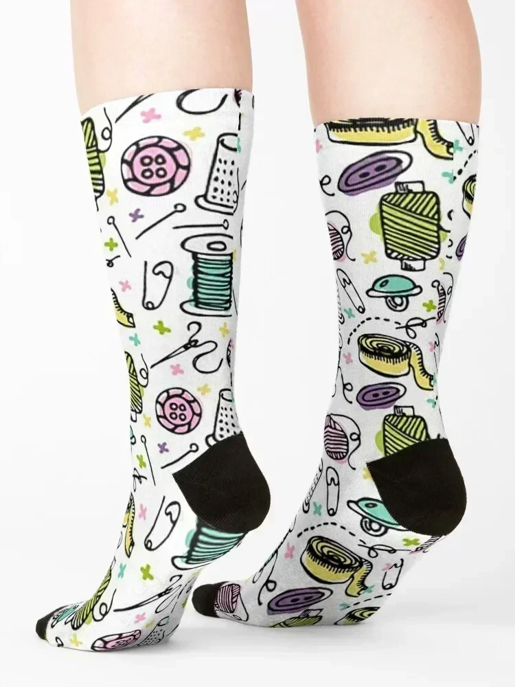 جوارب خياطة مضحكة، جوارب ضغط لركوب الدراجات، جوارب عصرية للرجال والنساء #4