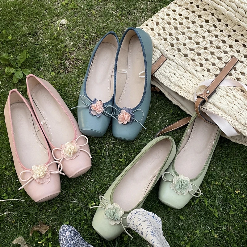 

Женские весенне-осенние нежные элегантные удобные балетки на плоской подошве в стиле ретро, женские одинарные туфли Cheongsam в национальном стиле