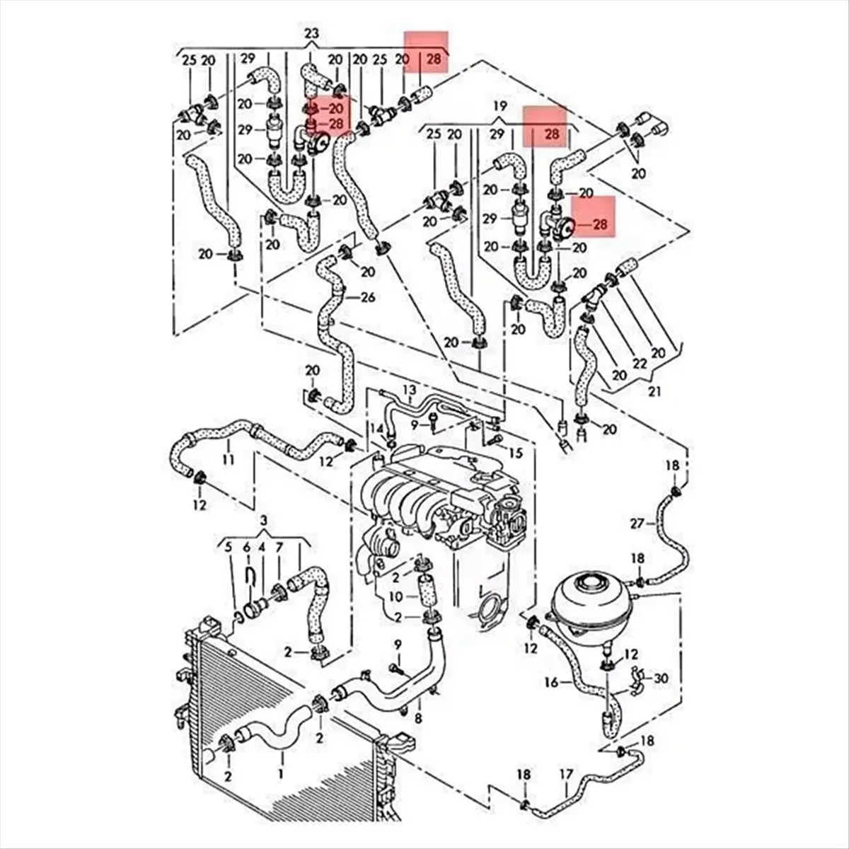 Super Sale New High Quality Car Vacuum Valve 7D0121805 95810660500 for Volkswagen Touareg TOUA11 3.0 T Auto Parts