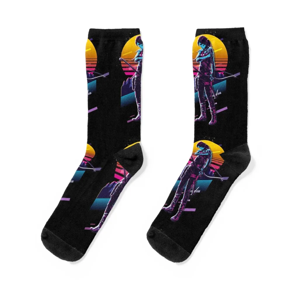 Lara Croft - Tomb Raider *80s Retro* Socks christmas stocking compression Women Socks Men's