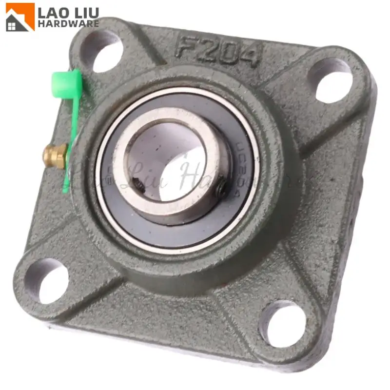 UCF204 подшипник 20 мм 4 болта установка отверстия подшипника квадратный фланцевый прокладка блок