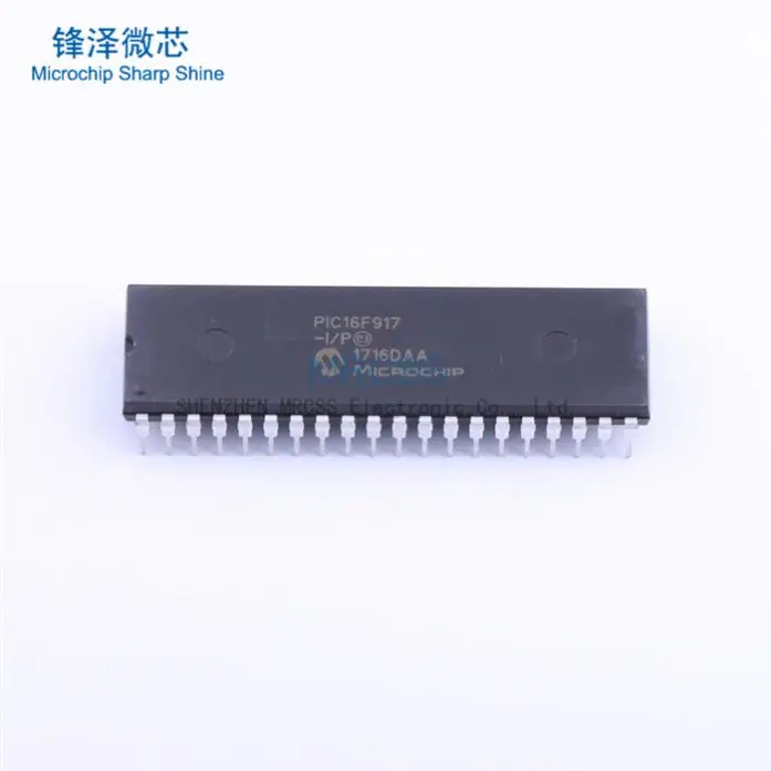 1PCS/LOTE PIC16F917-I/P PIC16F917-I PIC16F917 DIP-40 100% New and original