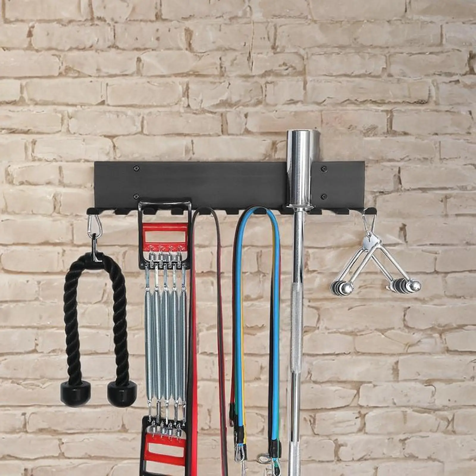 wall-mounted-gym-storage-rack-with-multi-hooks-iron-organizer-for-home-training-gear-and-accessories