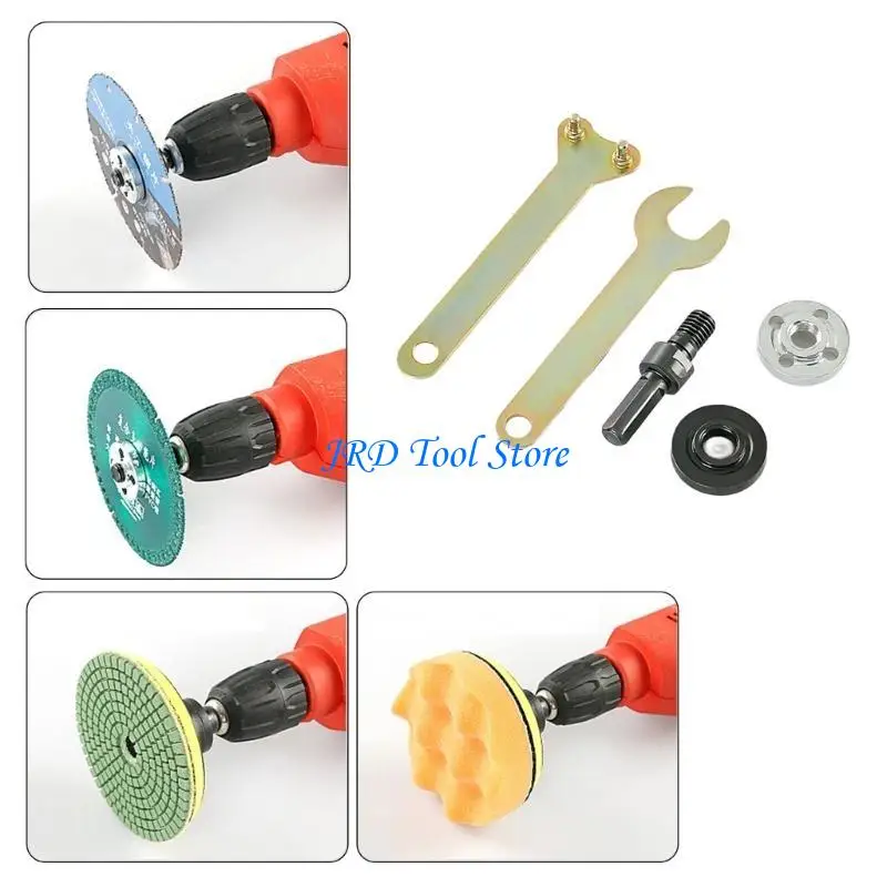 A2UD Power Tool Drill To Angel Grinder Adapter для резки измельчения и полировки