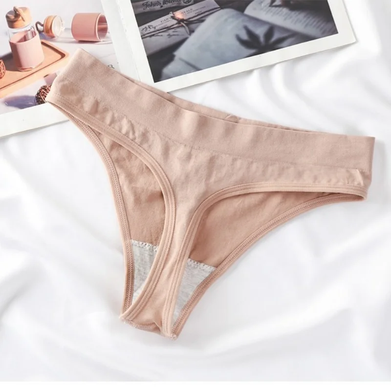 1PC Seamless Thongs Women High Waist Panties Sports Underwear Ladies Sexy Lingere Comfortable T-back Panty Women G-string
