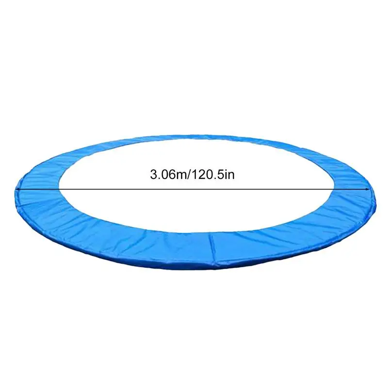 8/10Ft Trampoline Pad Protection Cover Universal Replacement Trampoline Safety Pad Water-Resistant Protective Cover Spring Cove