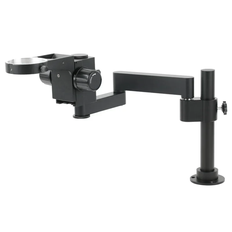 Scharnierende Arm Klem Microscoop Beugel 76mm 50mm Scherpstellen Houder Voor Stereo Microscoop Monoculaire lens Video Microscoop Camera