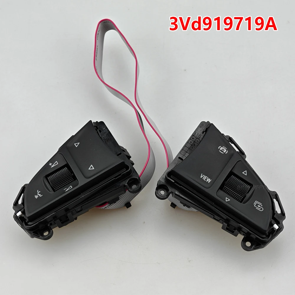 

3 В постоянного тока 919 719 A кнопочный переключатель на руле для Skoda Octavia A7 Superb 2015-2025 3VD919719A