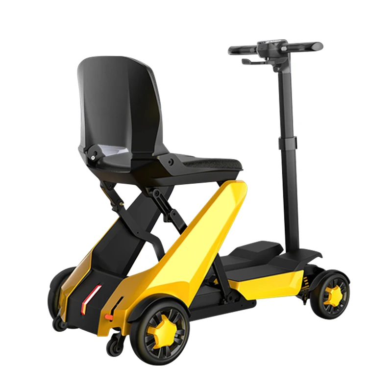 Składany skuter inwalidzki z pilotem, lekki, kompaktowy, idealny w podróży.