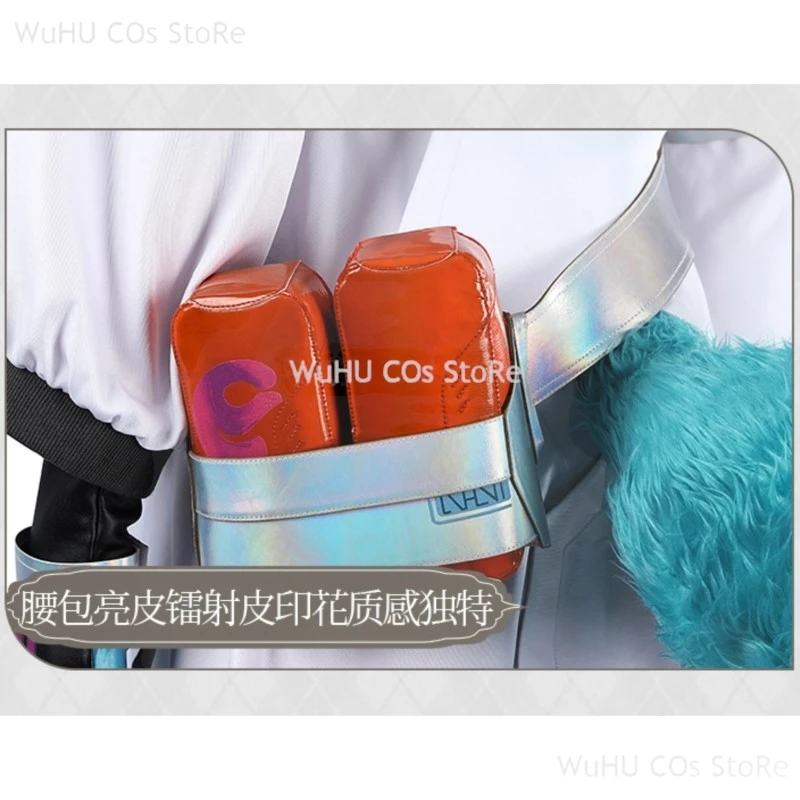 لعبة LOL أورورا أزياء تنكرية لعبة بطل الساحرة بين عوالم أورورا فستان قبعة ذيل أزياء الهالوين للعب الأدوار