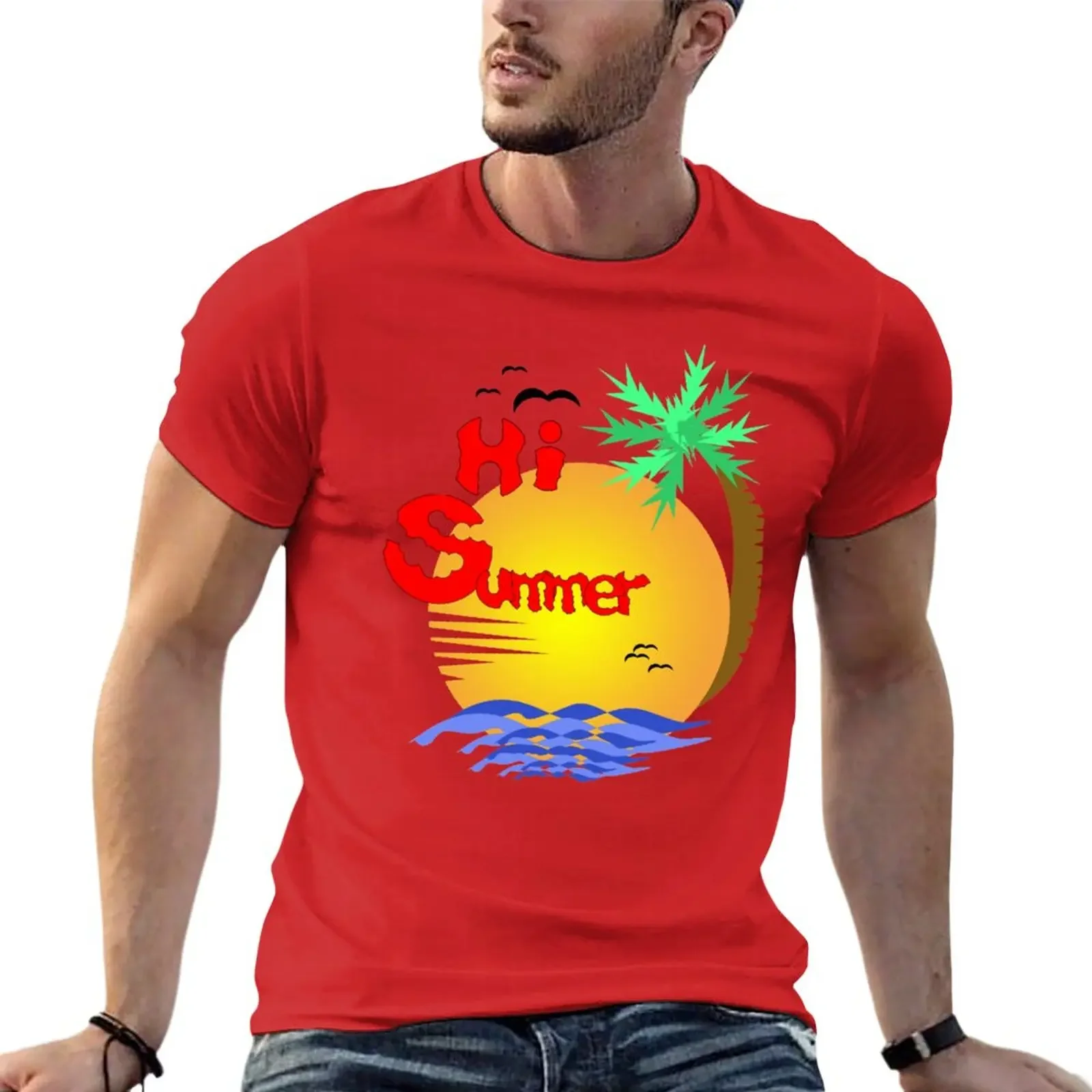 Summer vacation Summer vacation on the beach with ice cream and sunglasses T-Shirt anime tees mens graphic t-shirts funny