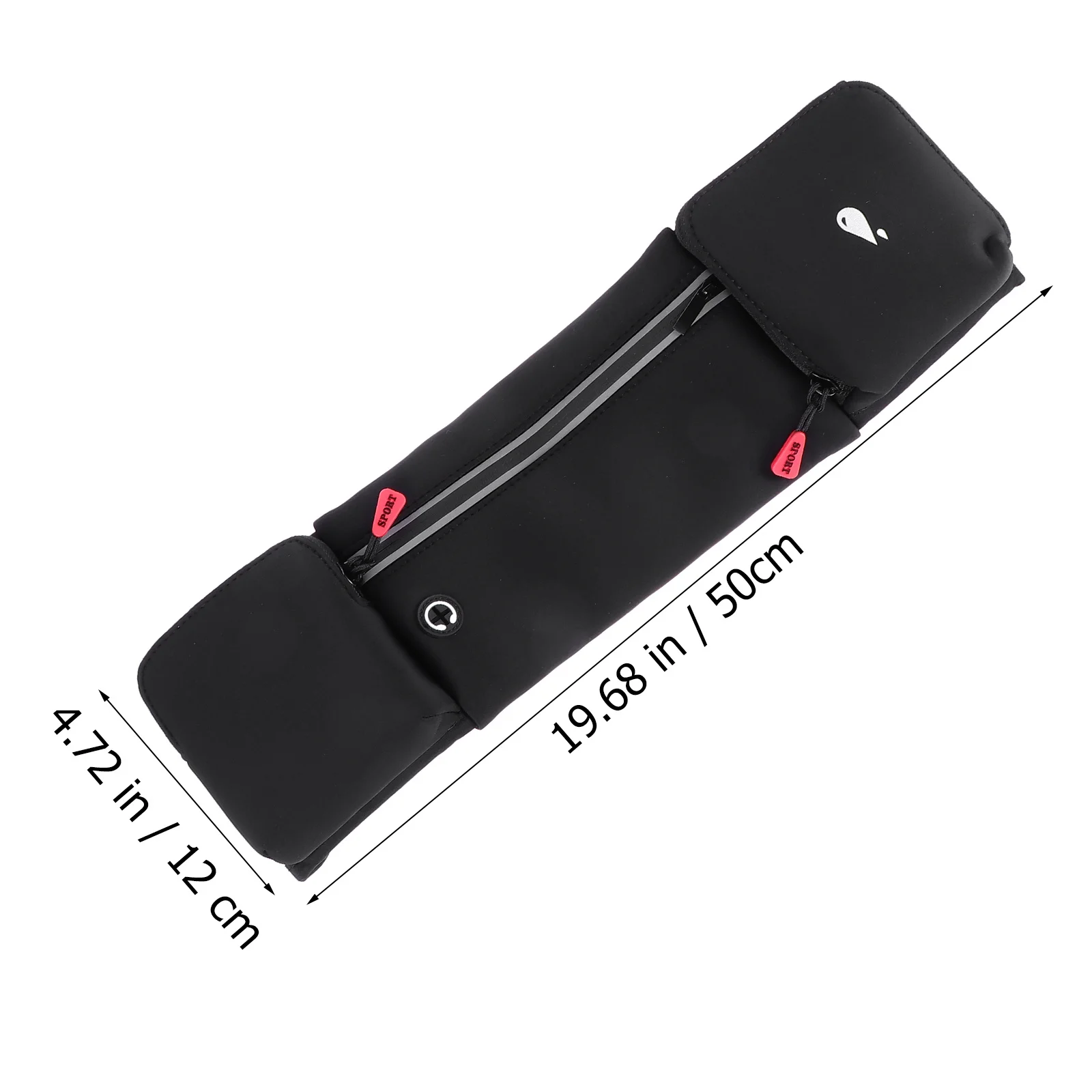 Lightweight Water Resistant Waist Pouch Big Capacity Mobile Phone Bag for Running Workout Sports Outdoor Travel Fitness