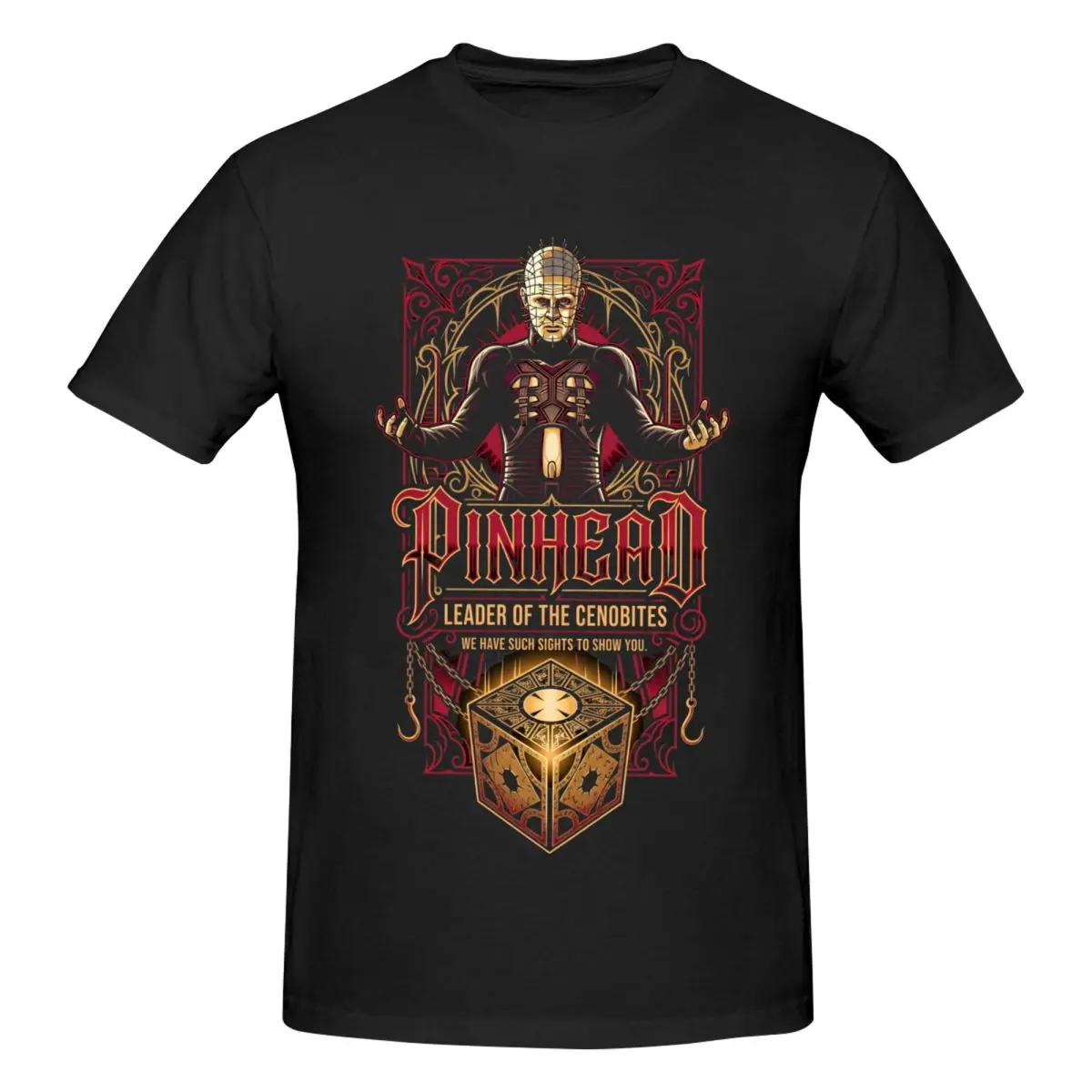 Men Hellraiser Funny T Shirt Streetwear Cotton Crewneck Tshirts