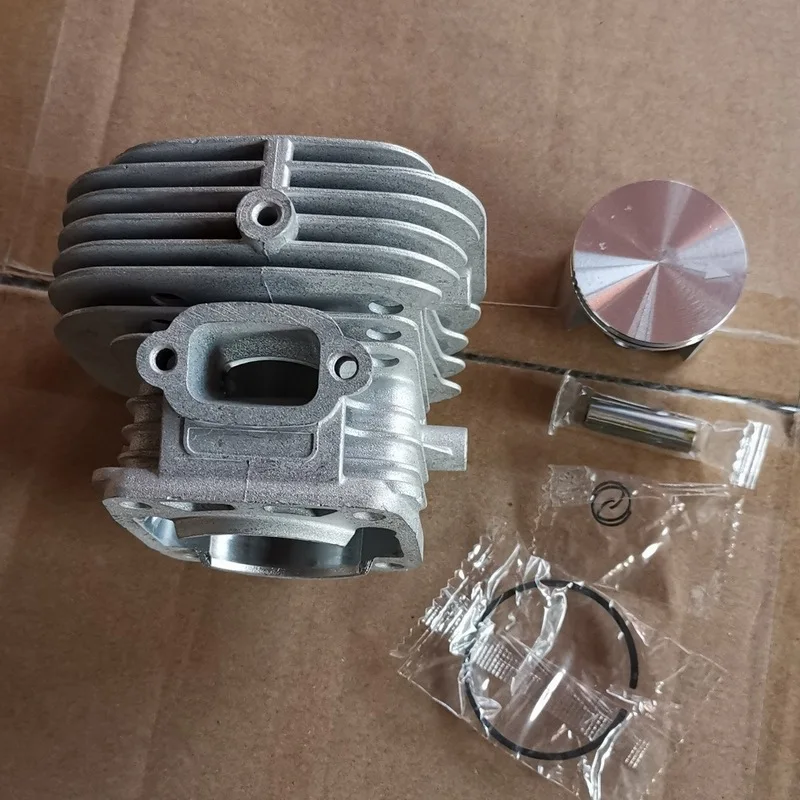 Replacement 42mm Cylinder Piston Kit For Dolmar PS‑350 PS‑351 PS‑420 PS‑421 Replace OE 195131201 Chainsaw 2‑Stroke Engine Spare