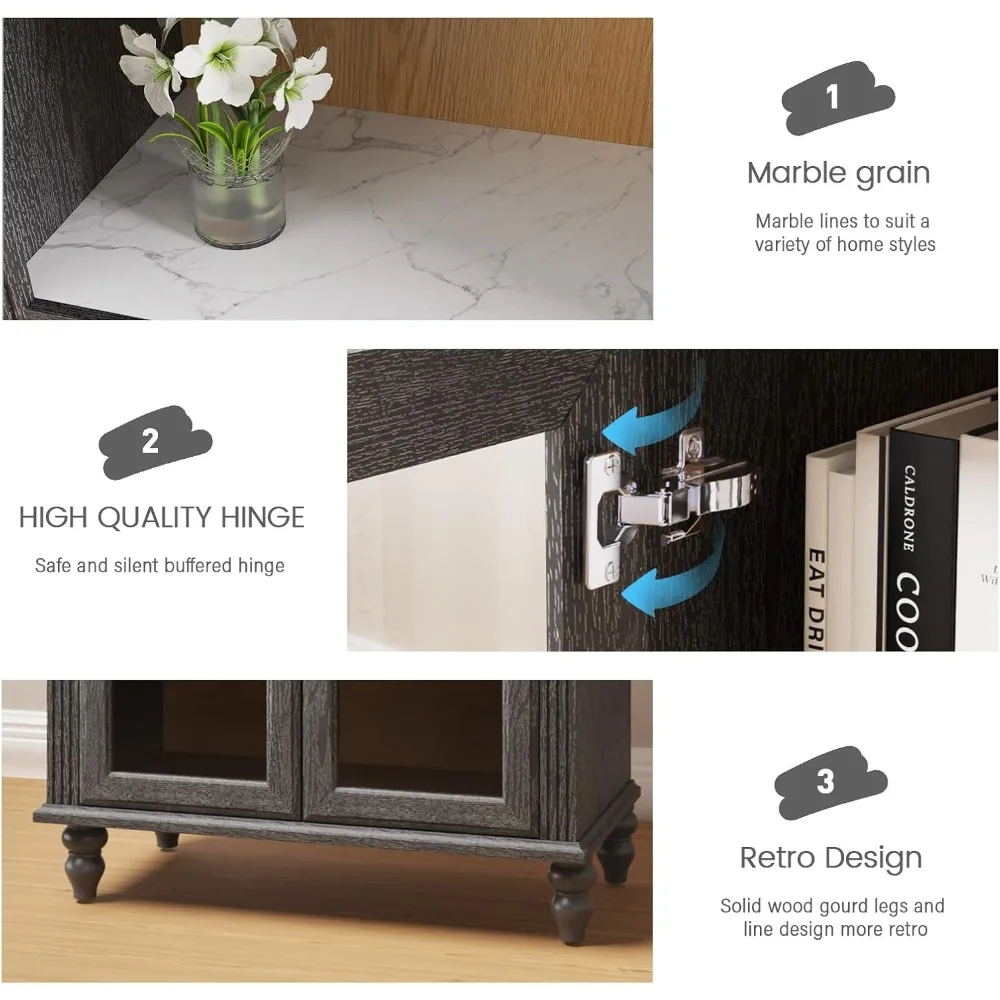 Rustic Lift-Top Coffee Table with Gun Storage, Double Barn Doors, and LED Lighting Options