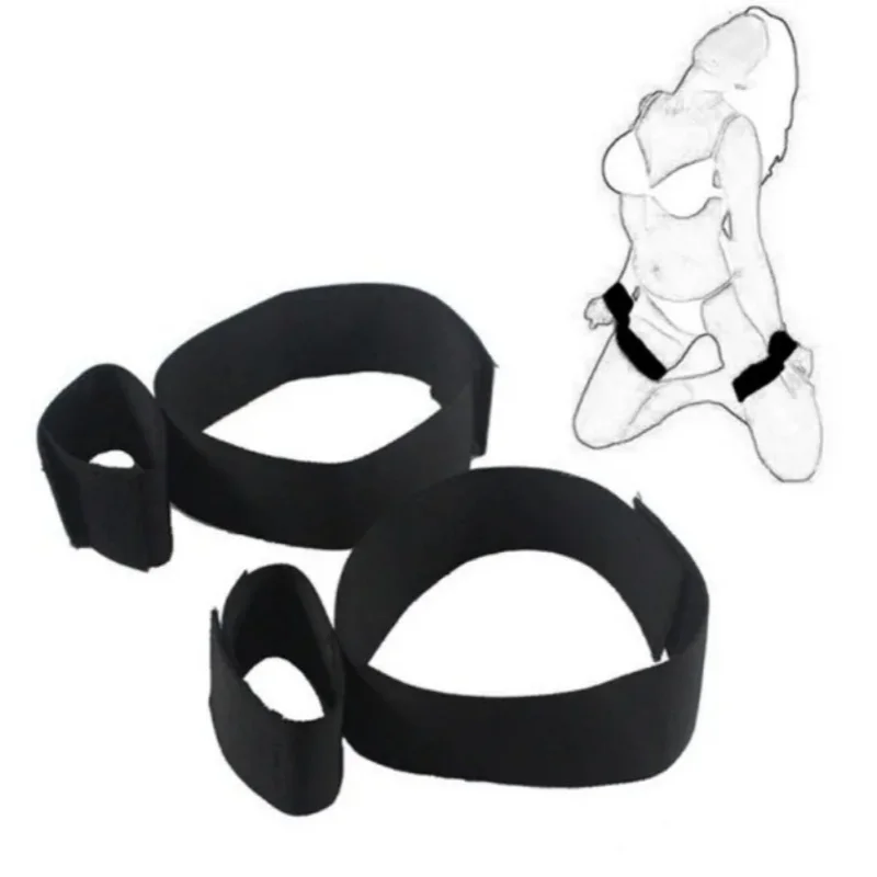 One Word Bondage Ties Hand and Leg Ties Erotica Bondage Set Couple Alternative Sex Toys Handcuffs and Footcuffs