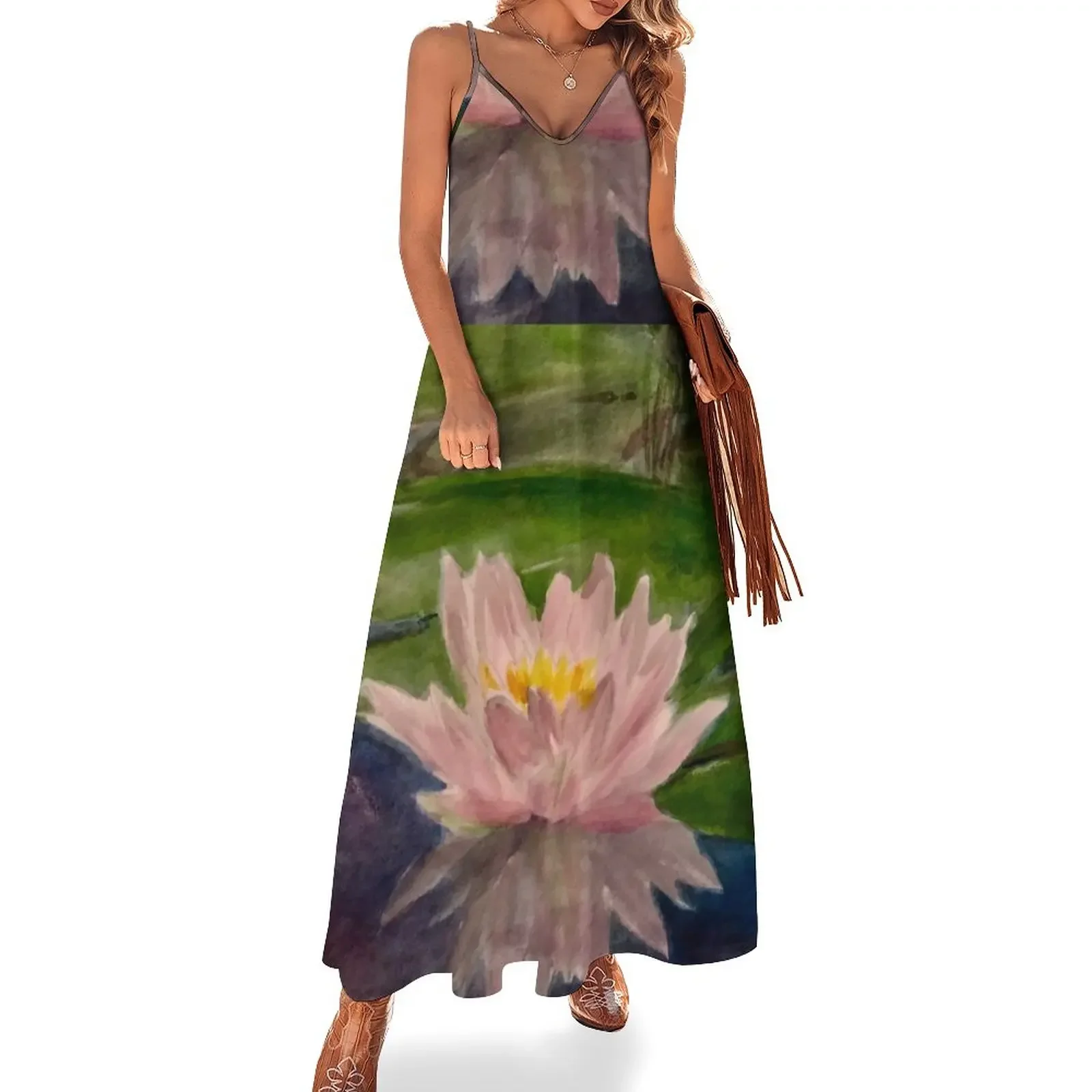 

Water Lilly Sleeveless Dress ladies dresses for special occasions birthday dresses for women
