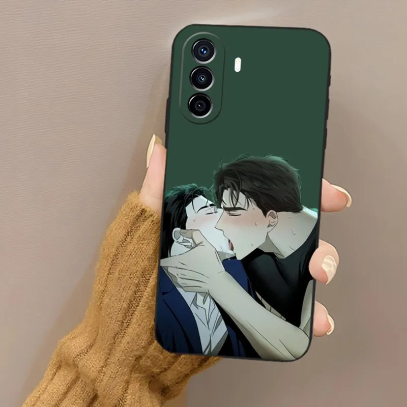 Sotto la custodia per telefono Greenlight Manhwa Funda per Huawei P30 P40 P50 P10 P20 Lite Mate 40 Pro Plus smart Z 6 7 5 Cover posteriore