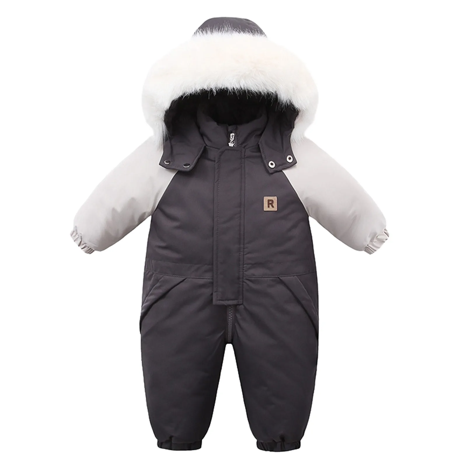 Russia Children Winter Ski Suit Warm Thicken Baby Jumpsuit Outwear New Children Snow Wear Clothing Waterproof Girl Snowsuit 2-5Y