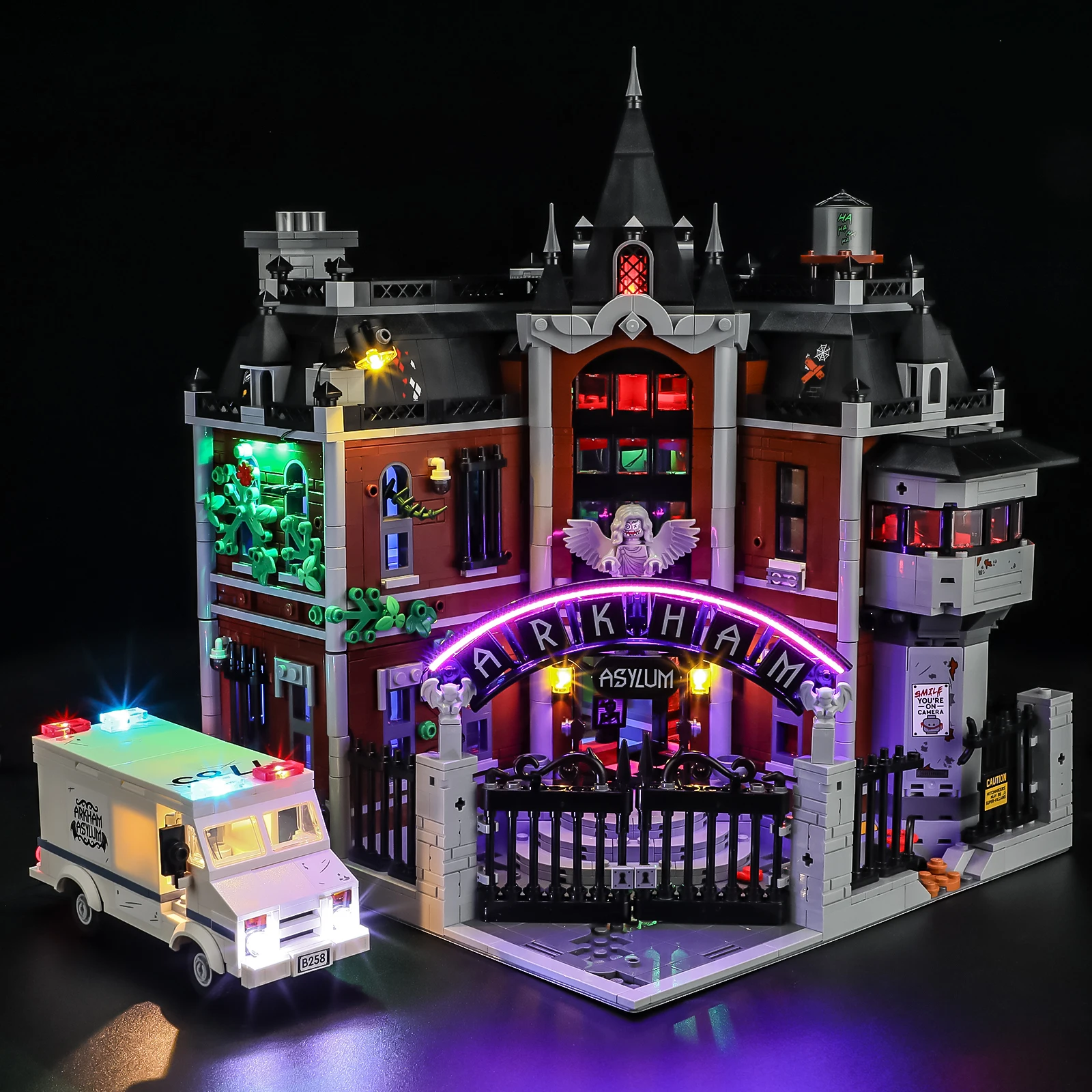 

Светодиодный светильник HPROSPER (без модели) для декоративной лампы LEGO 76300 DC Arkham Asylum с батарейным блоком