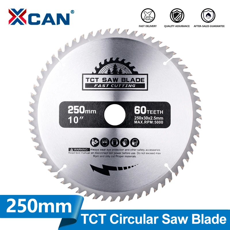 xcan-1pc-10インチ-250mm-tct-超硬ソーブレード-40-48-60-80t-丸鋸刃-木材切断ディスク-ボア-30mm-木工切削工具