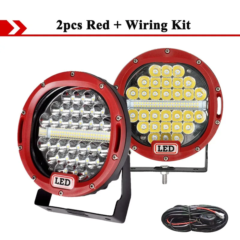 7 inch LED werklamp offroad 4x4 SUV bumper spotlights auto vrachtwagen dakdrager werklamp vrachtwagen bus LED rijverlichting