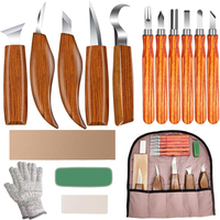 Wood Carving Kit 15 16PCS Wood Carving Tools Hand Carving Set Whittling Knife Tools DIY Carving Knifes For Adults Beginners Kids