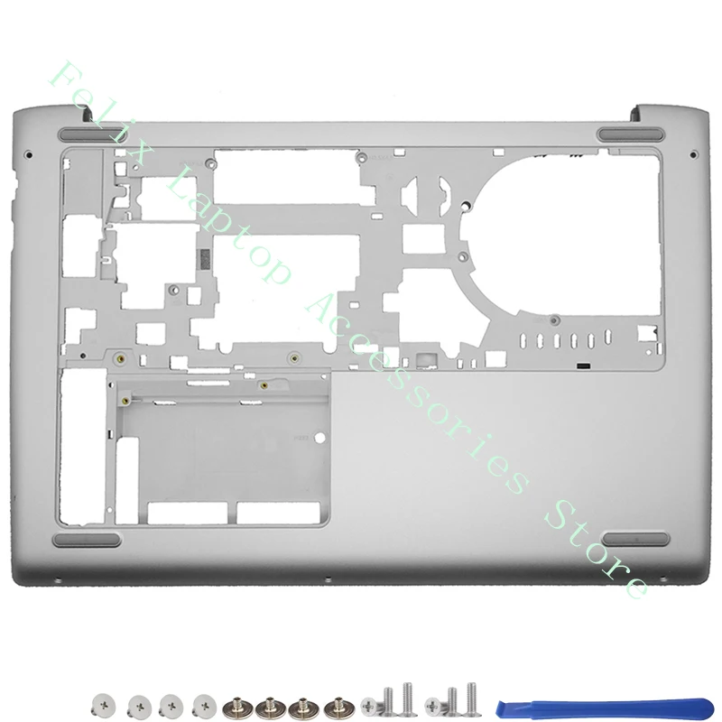 สินค้าใหม่สำหรับ HP Probook 450 G5 455 G5แล็ปท็อปฝาหลังหน้าจอ LCD ด้านหน้าขอบด้านบนด้านบนสุดเคสหน่วยความจำ HDD สีเงิน