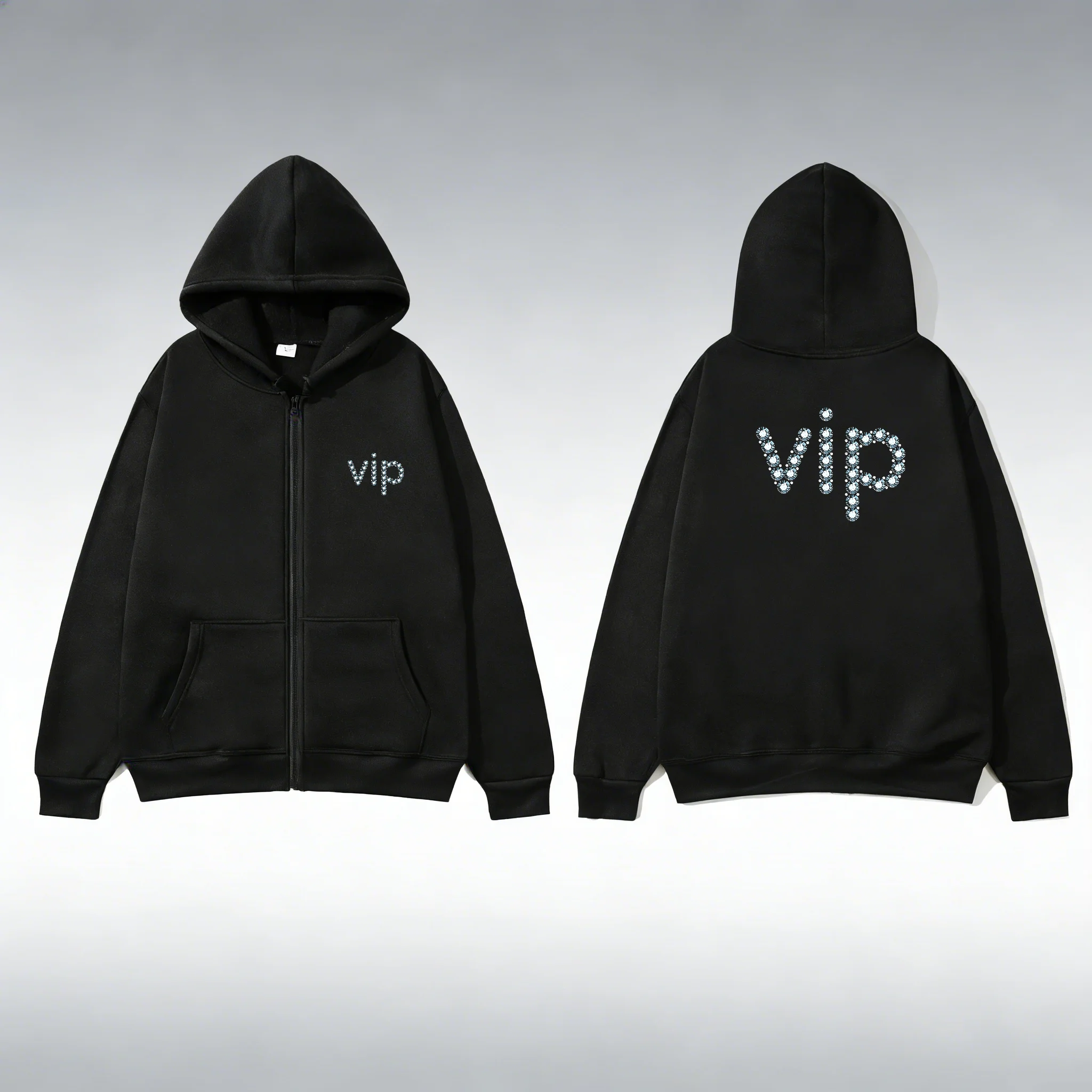 

Толстовки на молнии с VIP-принтом, весна/осень, мужская новая толстовка с капюшоном и длинными рукавами, повседневная мужская одежда, спортивная одежда, свободная одежда