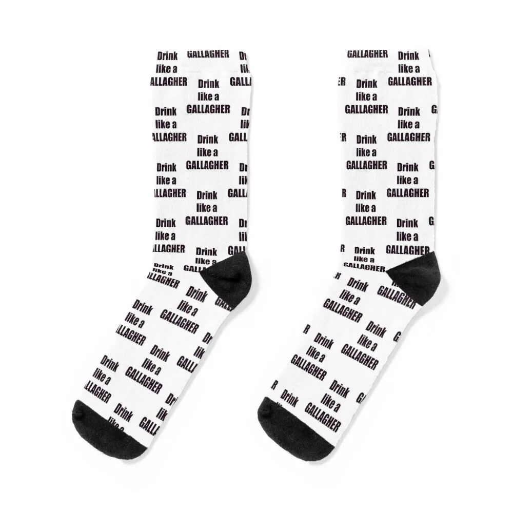 Drink like a Gallagher Socks floral summer man Socks Man Women's
