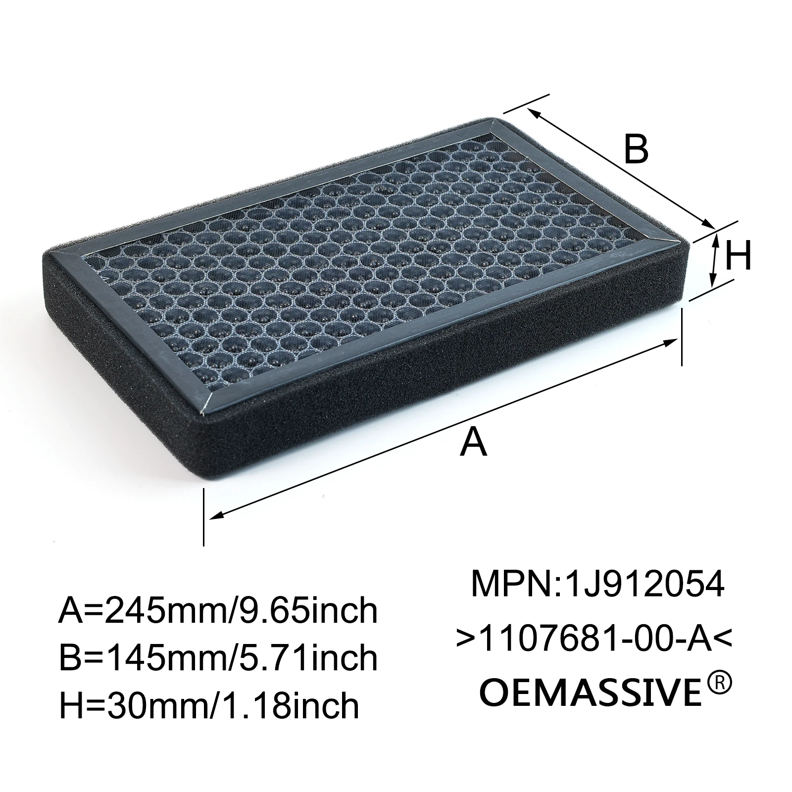 Upgraded HEPA Pollen Cabin Air Filter Activated Carbon Cars For Tesla Model 3 Model Y 2017 2018 2019 2020 2021 2022 2023 2024