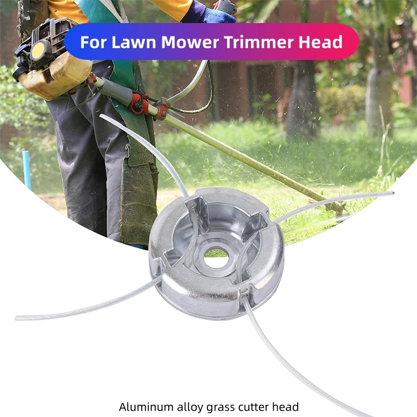 

For Lawn Mower Aluminum Alloy Grass Cutter Head Trimmer Head Replacement Accessories