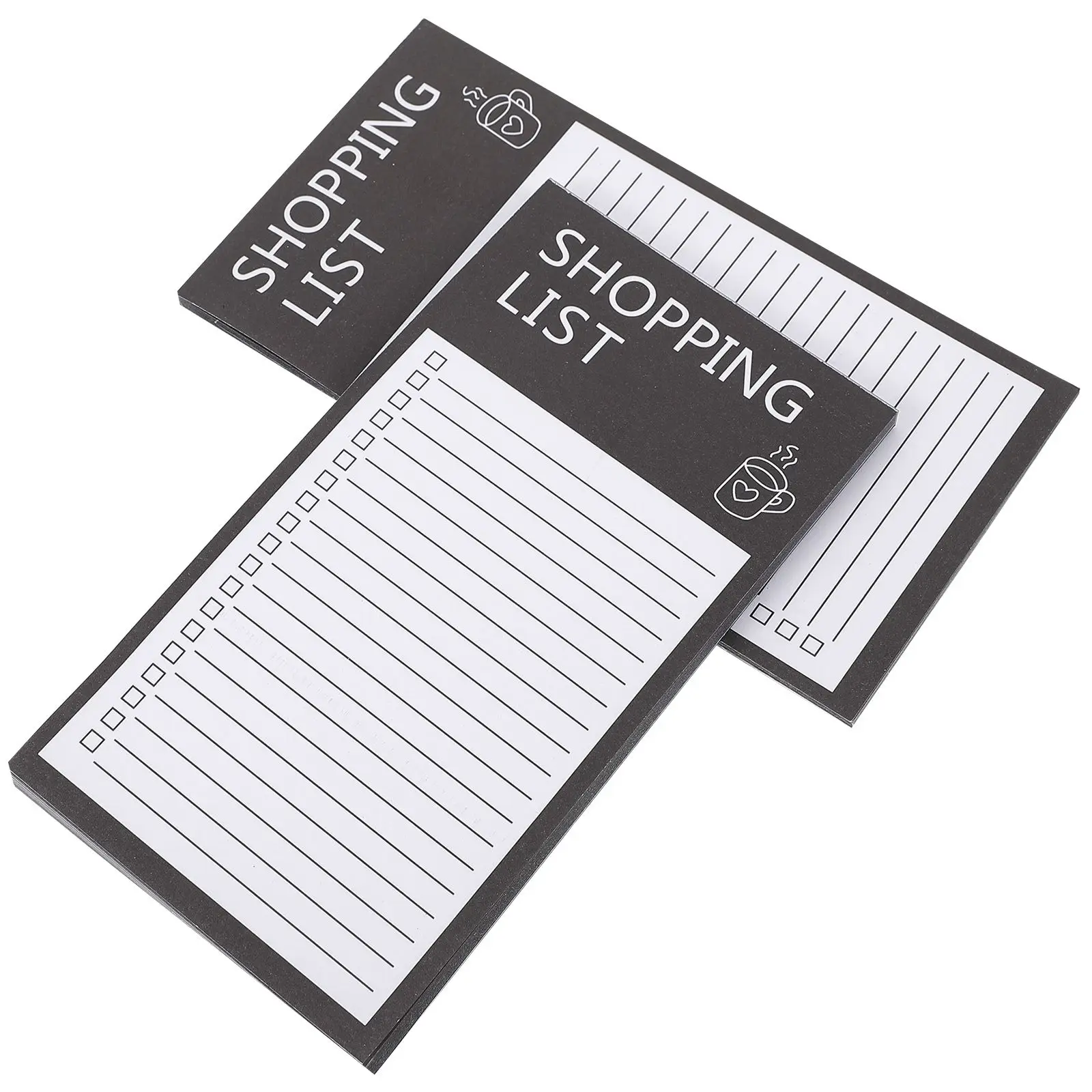 

2Books Planner Magnetic GroceryList Notepad Portable ShoppingSchedule DailyNotebook WeeklyPlanner ListPad