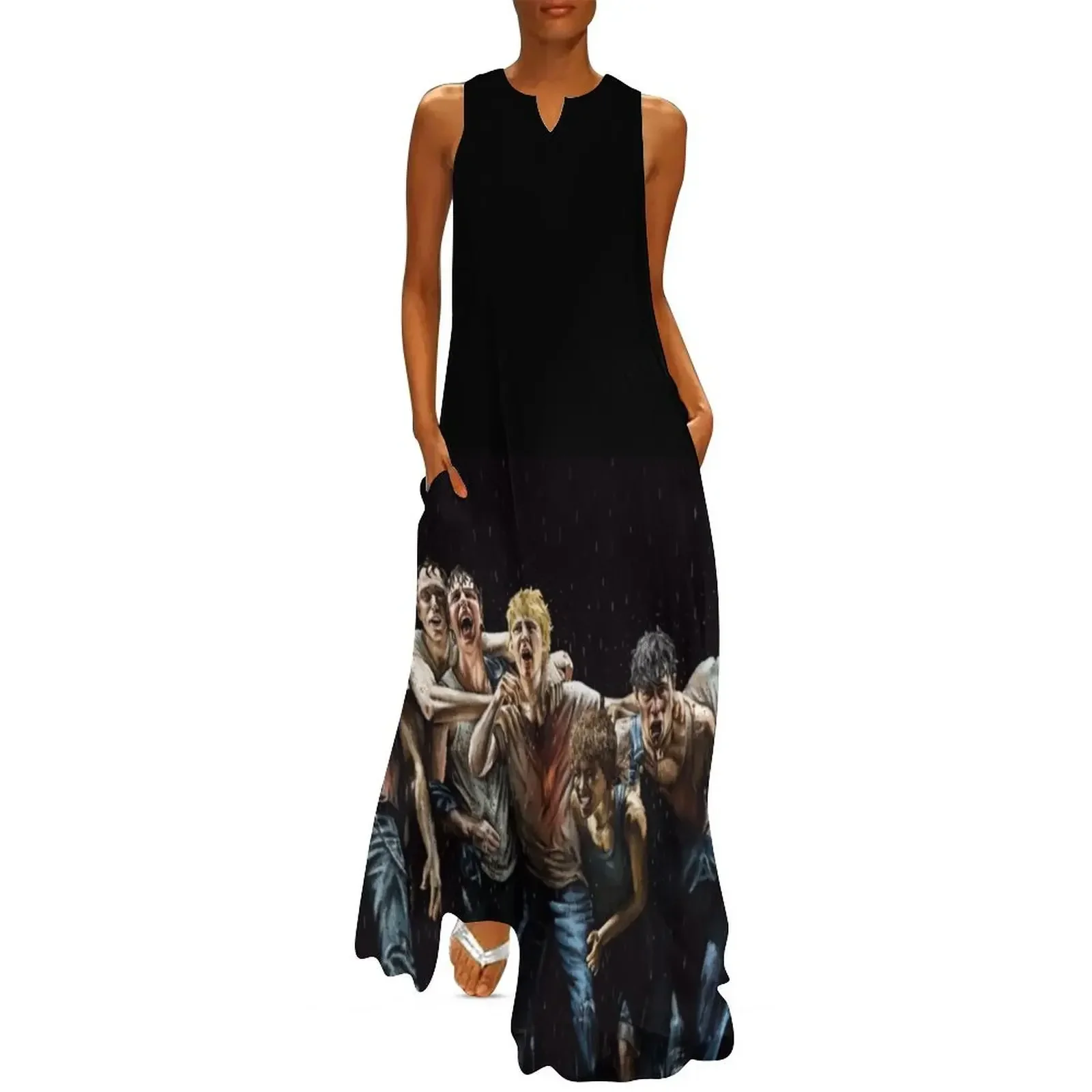 

Outsiders Rumble Long Dress Prom gown clothes elegant women's sets women party dresses Dress