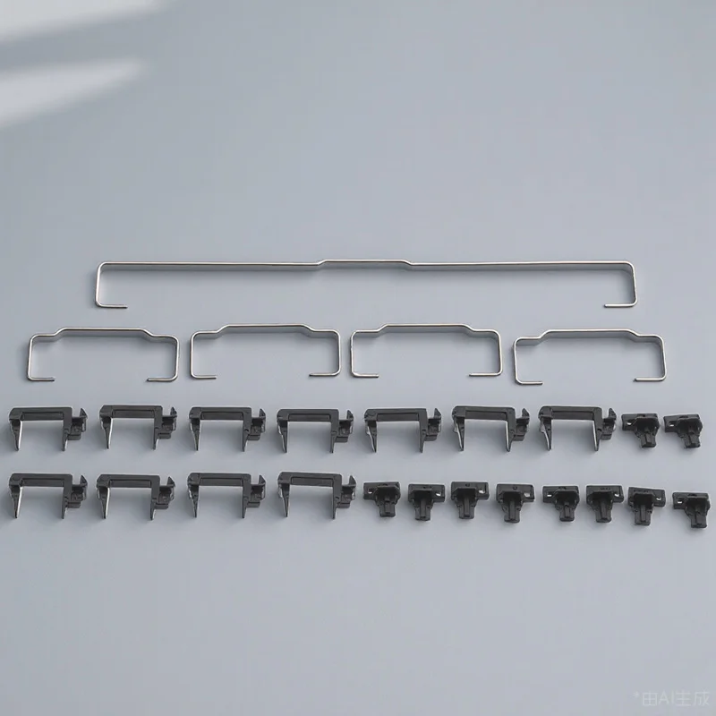 

1Set Mechanical Keyboard Stabilizer Kit 625u 2u Bar Keycap Stabilizer Housing Compatible Gh60 87 Keyless Keyboard Replacement