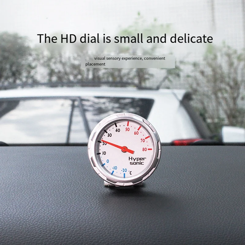 Hypersonic Car Mounted Tooth Shaped Thermometer Mini Mechanical Temperature Automotive Universal HP-2136