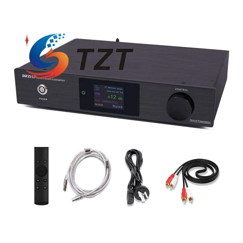 

TZT DC200PRO-ES9039PRO Advanced Version DAC Fully Balanced Digital Audio Decoder HiFi Hardware Decoding Bluetooth5.1