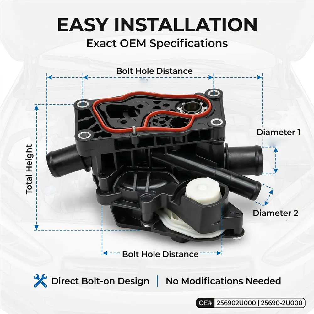 256902U000 ACT-Valve For Hyundai Kona 2017-2020 Tuscon 2018-2020 For Kia Seltos 2019-2022 Kia Sportage 2018-2021 25690-2U000 view 5